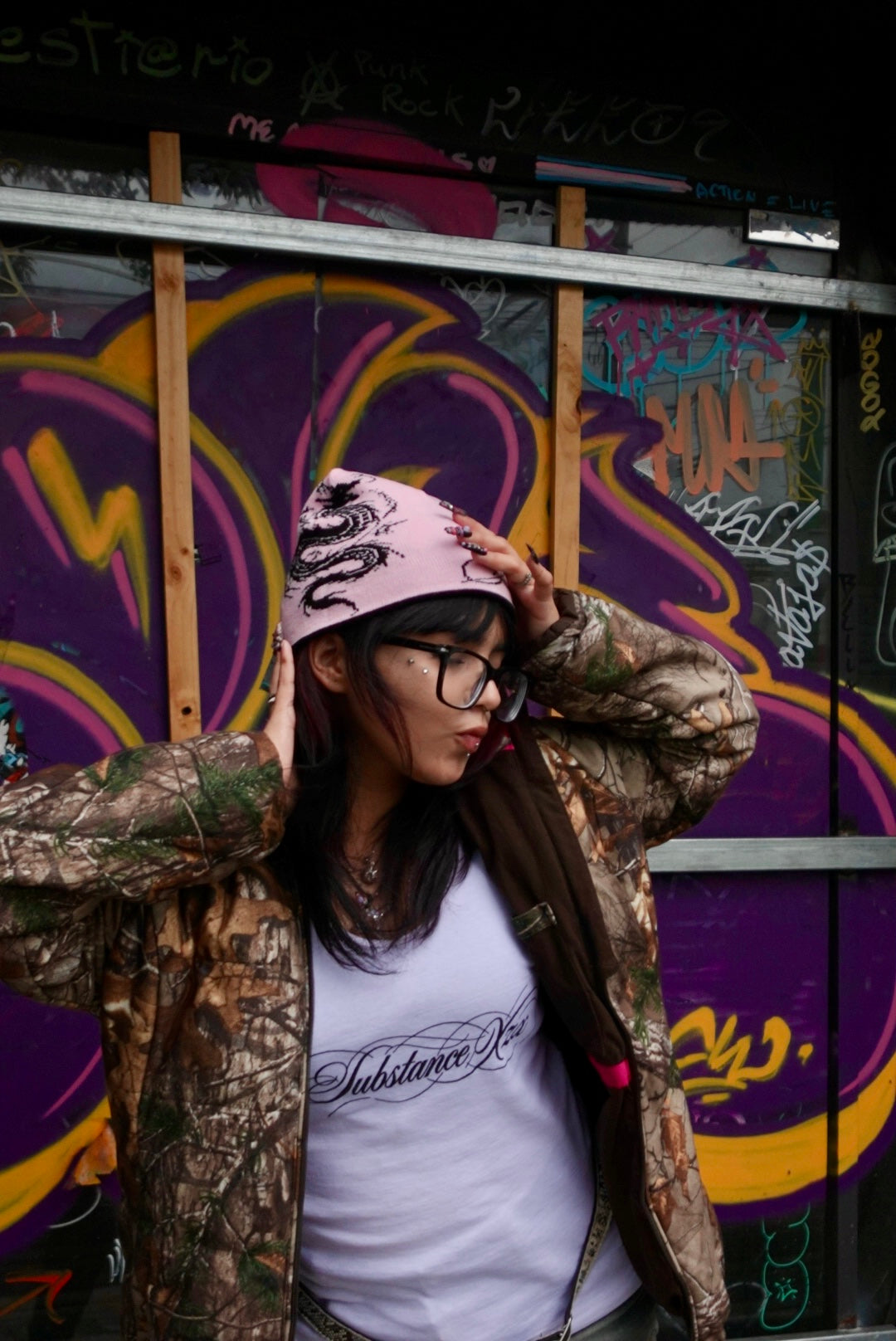 PINK REVERSIBLE BEANIE